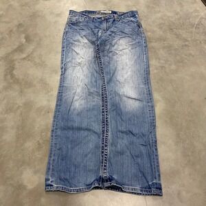 Mens BKE Tyler Straight Leg Jeans Blue Wash Size 33x30